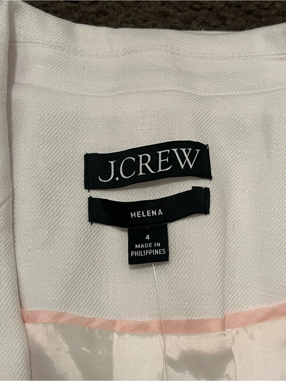 J.Crew Helena 1 Button Linen Blazer NWT NEW